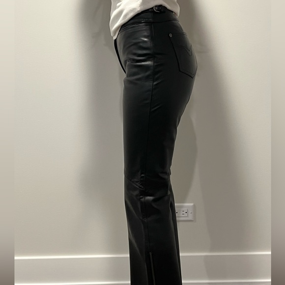Genuine Harley-Davidson Leather Pants Sz 2 - Picture 3 of 6
